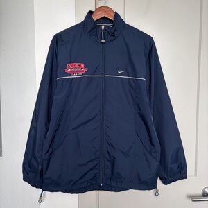 NIKE BASEBALL CLASSICS FULL ZIP WINDBREAKER BLUE MENS MEDIUM